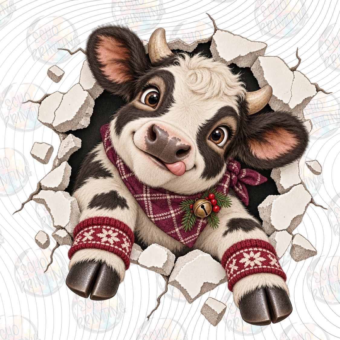 WNXM 4056 - HIGHLAND COW CHRISTMAS