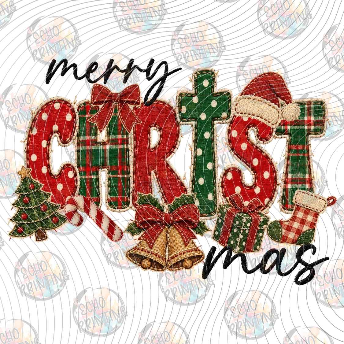 WNXM 4068 - MERRY CHRISTMAS PATCHWORK