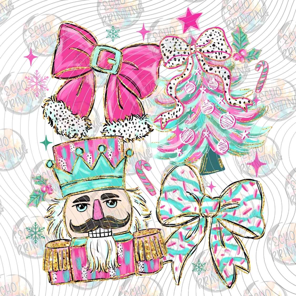 WNXM 4076 - PINK NUTCRACKER COLLAGE