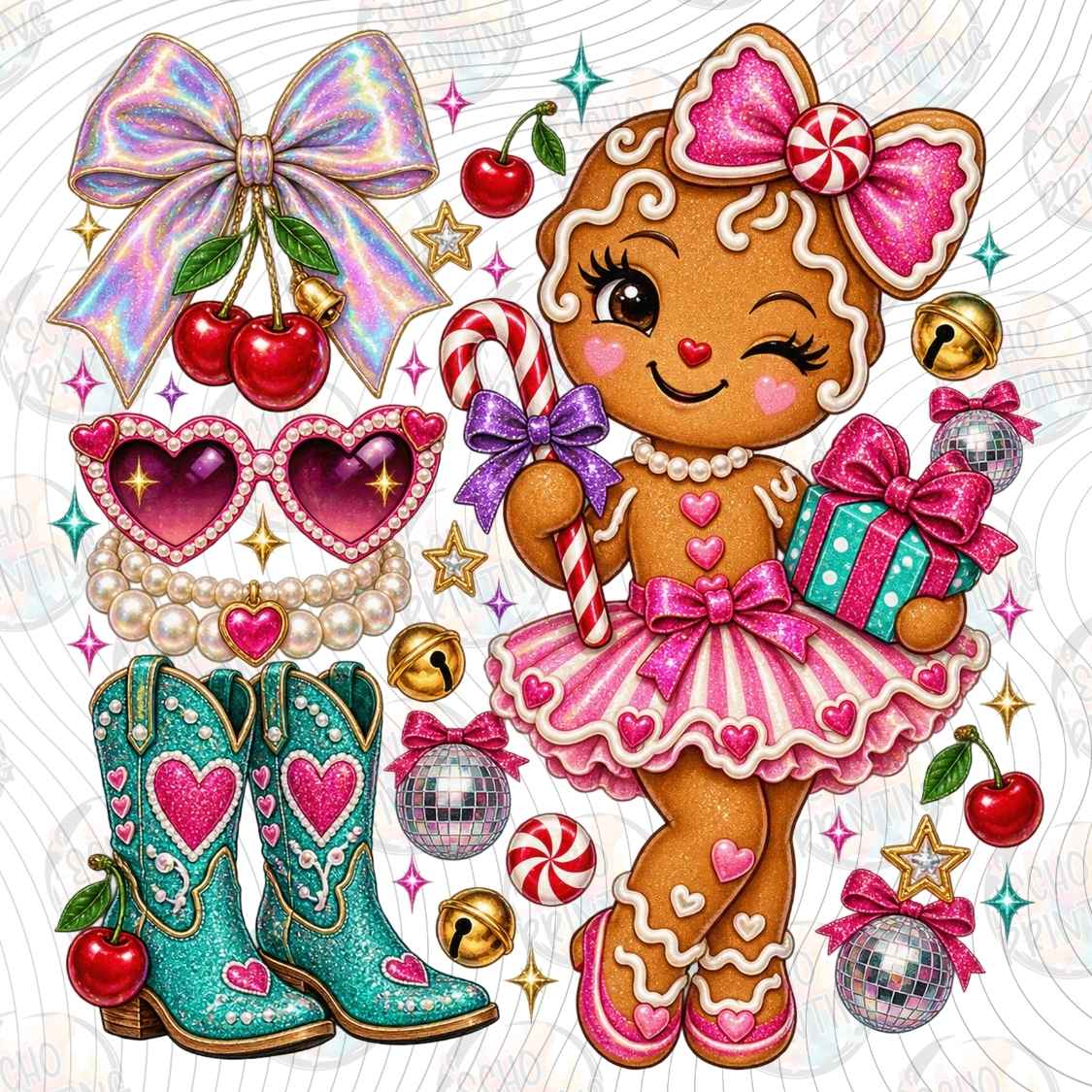 WNXM 4098 - GINGERBREAD GLAM GIRL