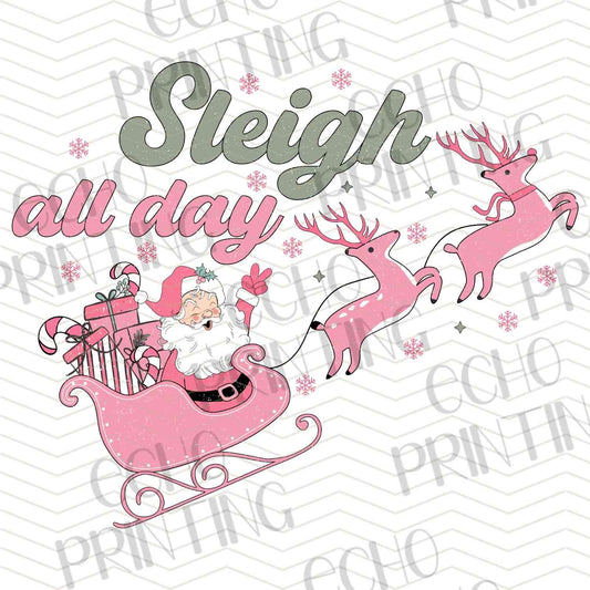 WNXM 410 - SLEIGH ALL DAY PINK REINDEER