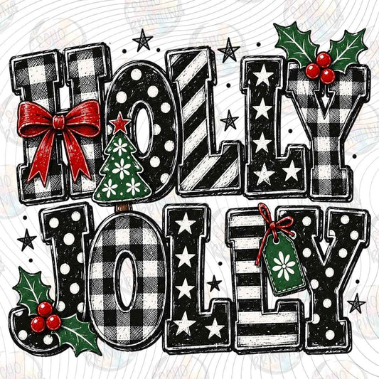 WNXM 4113 - HOLLY JOLLY LETTERING