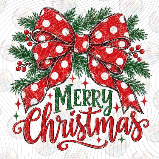 WNXM 4123 - MERRY CHRISTMAS BOW