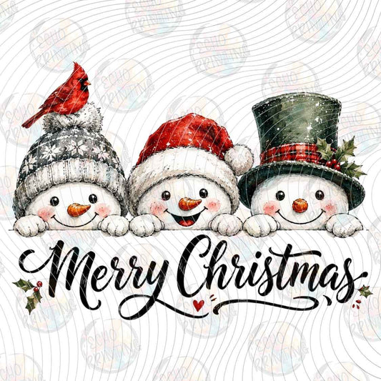 WNXM 4124 - SNOWMAN CHRISTMAS GREETING
