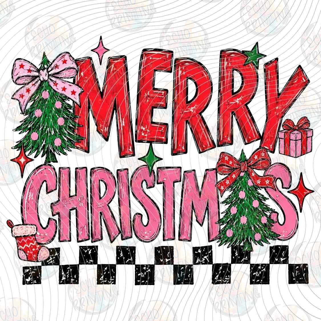 WNXM 4126 - MERRY CHRISTMAS PLAID