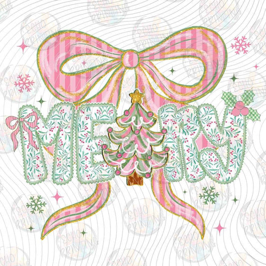 WNXM 4129 - BELIEVE CHRISTMAS BOW