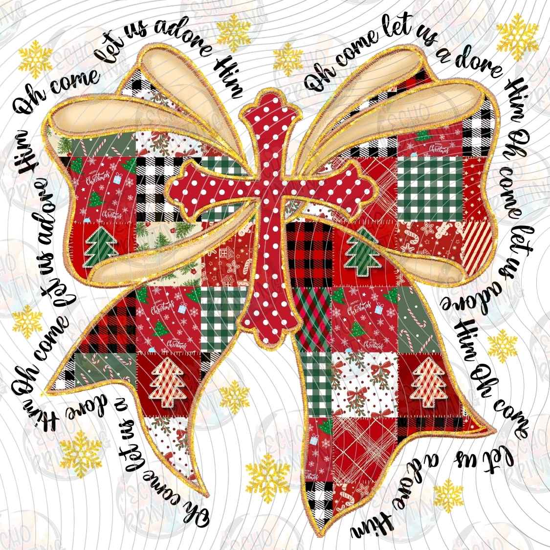 WNXM 4136 - RHINESTONE BOW CROSS