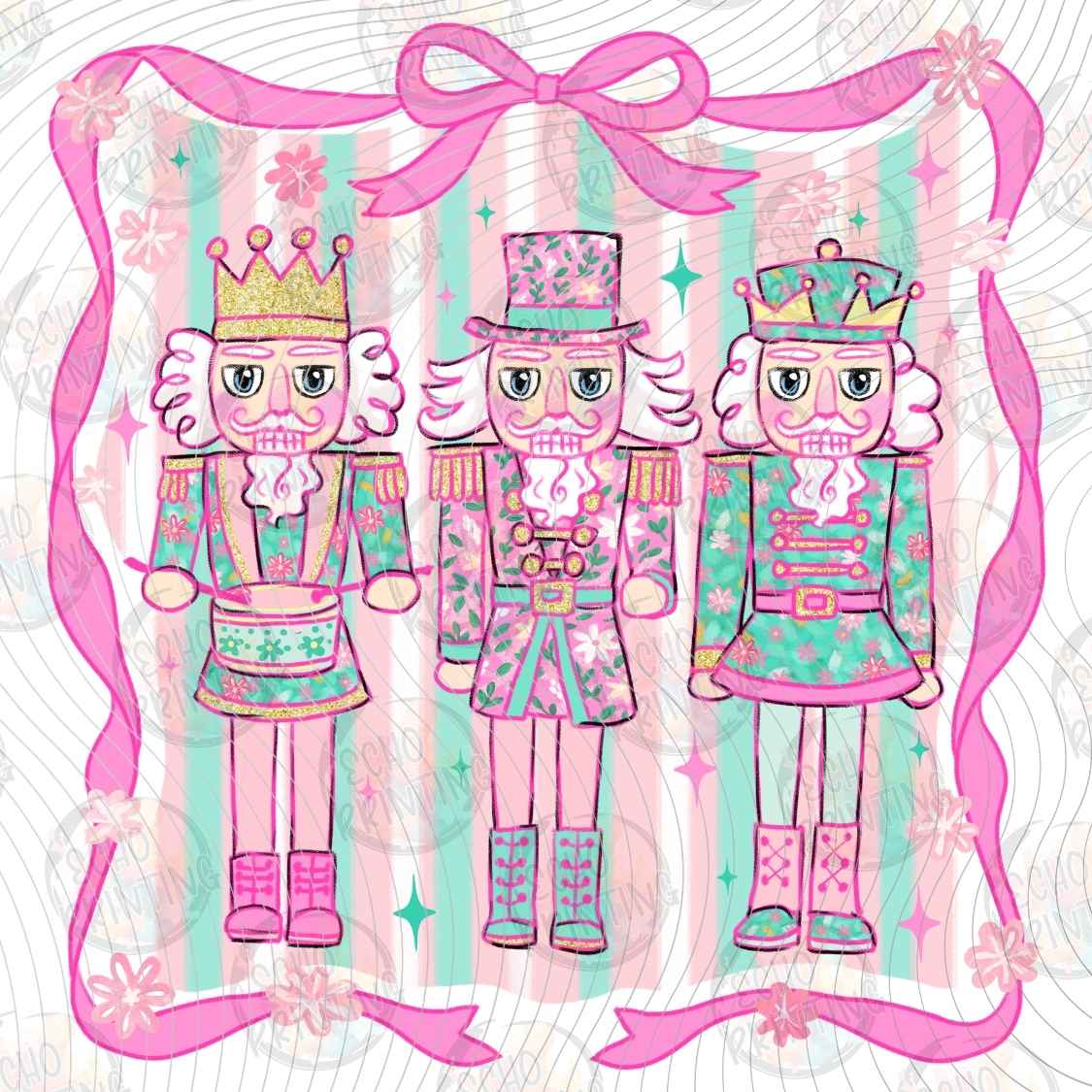WNXM 4146 - PASTEL NUTCRACKER TRIO