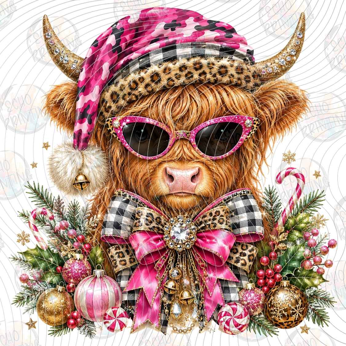 WNXM 4167 - PINK HIGHLAND COW