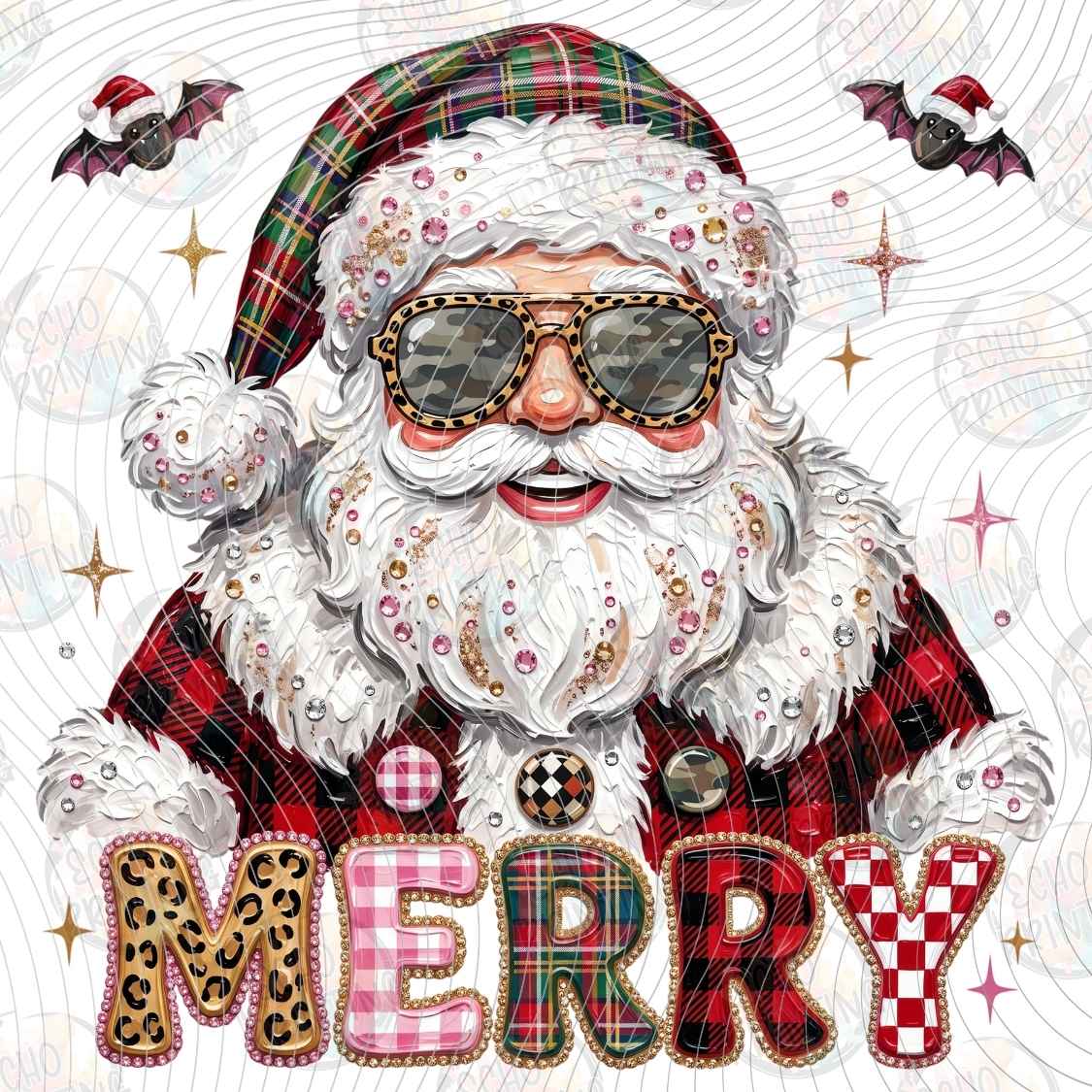 WNXM 4283 - COZY PLAID SANTA