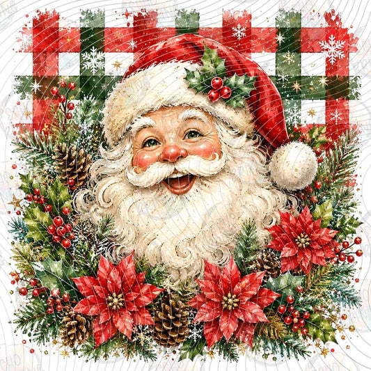 WNXM 4299 - VINTAGE SANTA WREATH