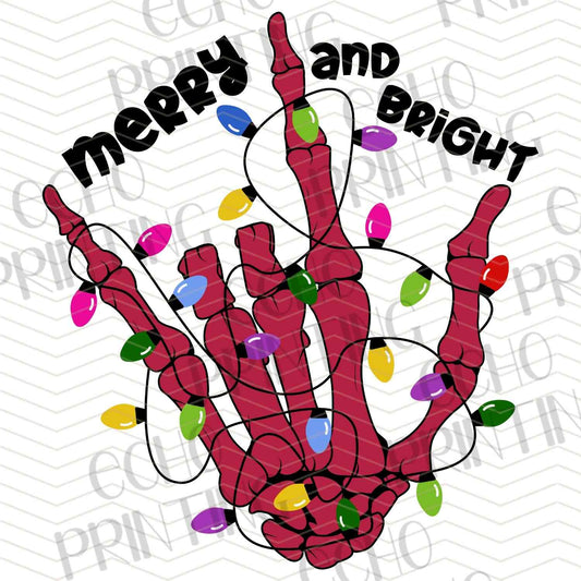 WNXM 438 - MERRY AND BRIGHT HANDPRINT LIGHTS