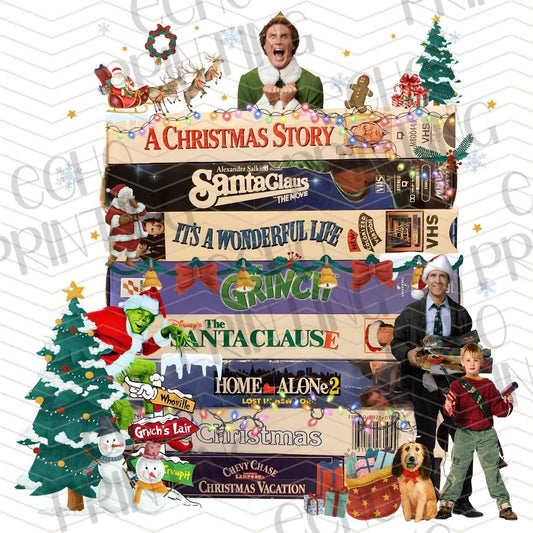 WNXM 445 - CHRISTMAS MOVIE STACK POSTER