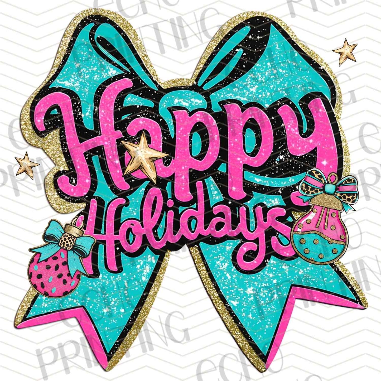 WNXM 489 - HAPPY HOLIDAYS RETRO BOW