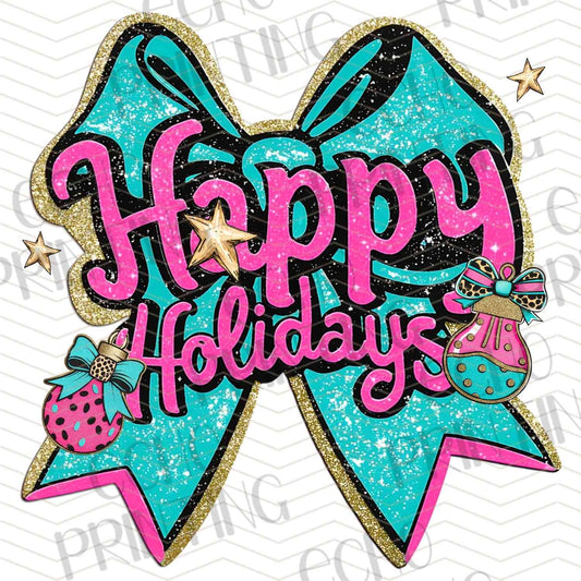 WNXM 489 - HAPPY HOLIDAYS RETRO BOW