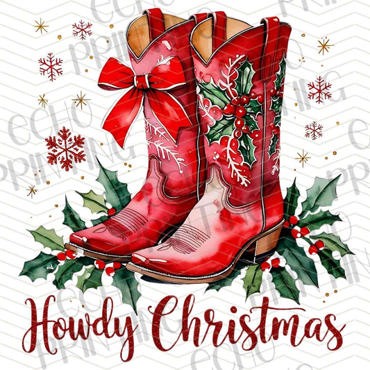 WNXM 514 – HOWDY CHRISTMAS RED BOOT