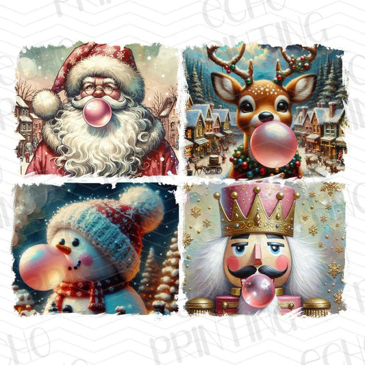 WNXM 53 – CHRISTMAS CHARACTERS BLOCK COLLAGE