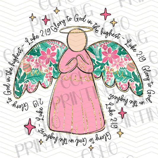 WNXM 539 – CHRISTMAS ANGEL PINK DRESS