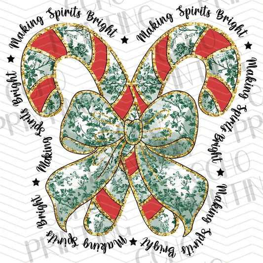 WNXM 548 – GREEN CHRISTMAS BOW