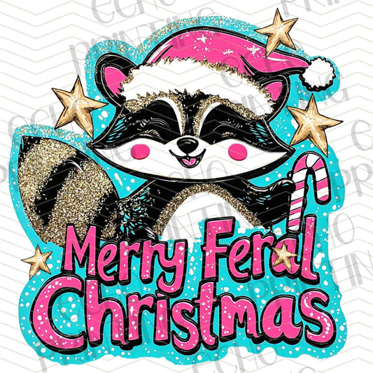 WNXM 553 – MERRY FEREL CHRISTMAS RACCOON