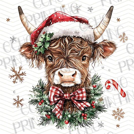 WNXM 585 – HIGHLAND COW CHRISTMAS HAT