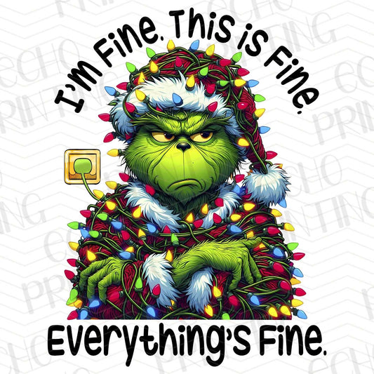 WNXM 60 – FUNNY GREEN CHARACTER WITH LIGHTS AND FINE