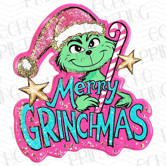 WNXM 63 – GREEN CHARACTER WITH SANTA HAT MERRY HOLIDAY