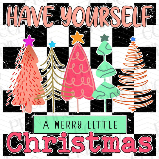 WNXM 66 – COLORFUL TREES WITH MERRY LITTLE HOLIDAY TEXT