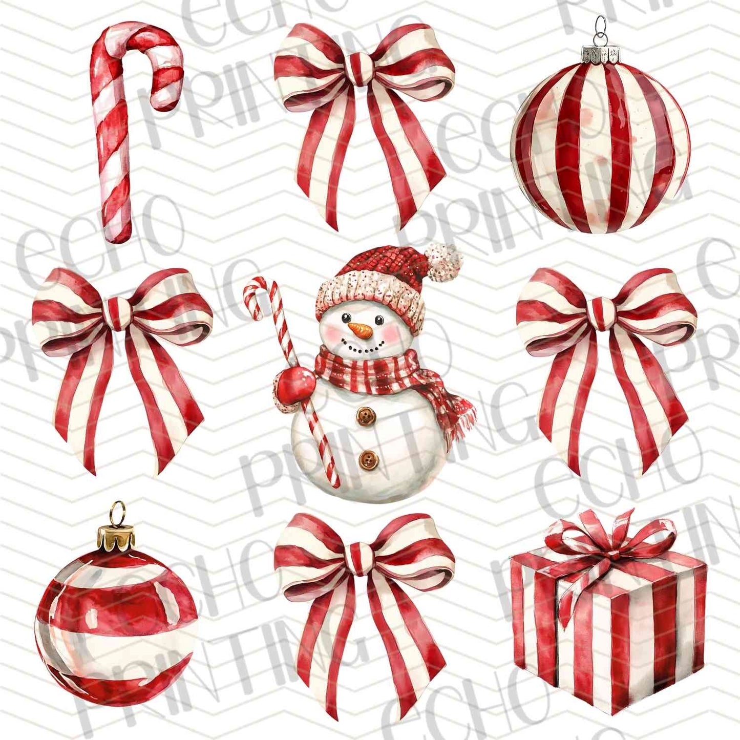 WNXM 682 – RED AND WHITE CHRISTMAS DECOR