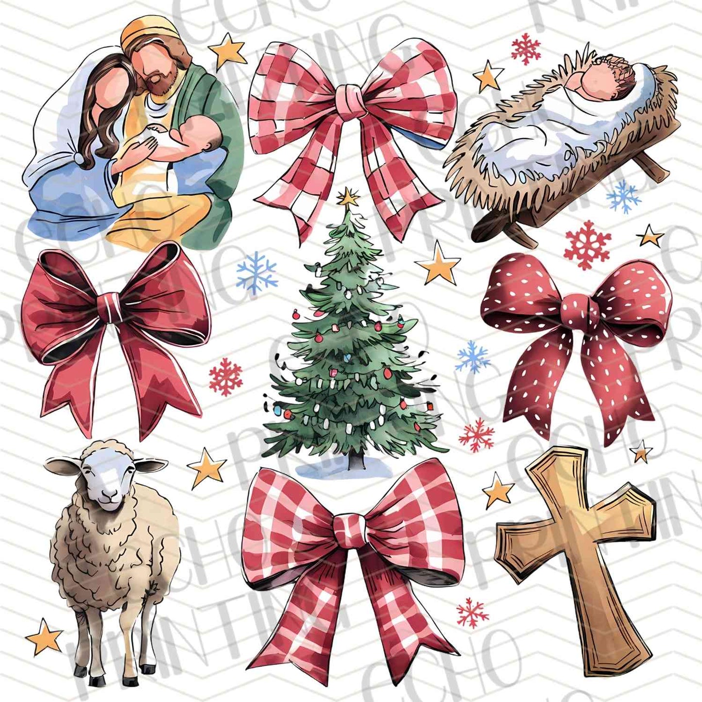 WNXM 691 – CHRISTMAS TREE FAITH CROSS