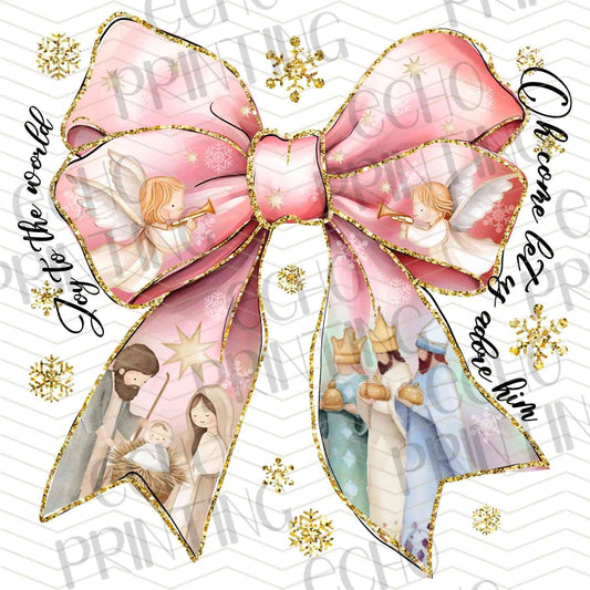 WNXM 698 – PINK GOLD BOW CHRISTMAS