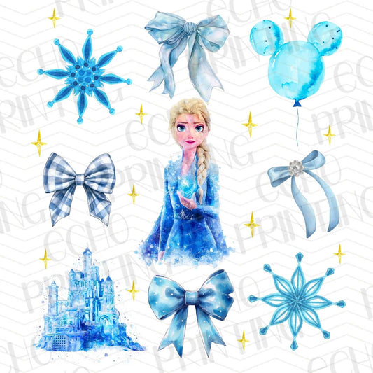 WNXM 70 – BLUE ICE PRINCESS WITH STARS AND BOWS
