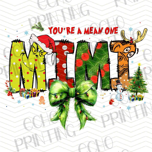 WNXM 725 – YOU’RE A MEAN ONE MIMI