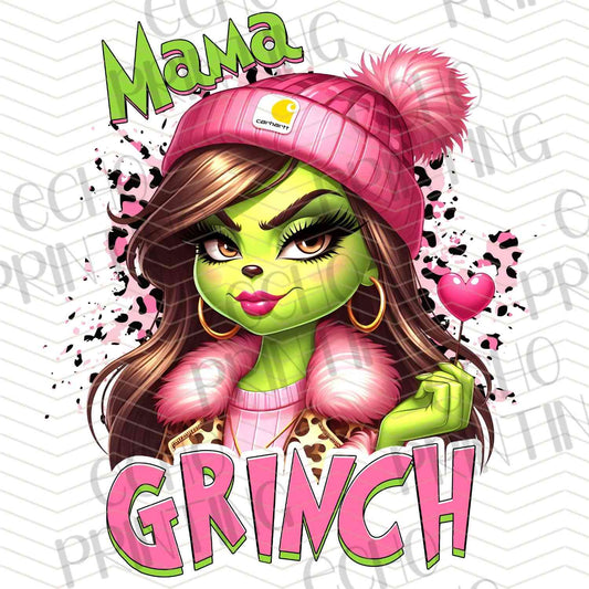 WNXM 734 – MAMA GREEN LADY IN PINK BEANIE