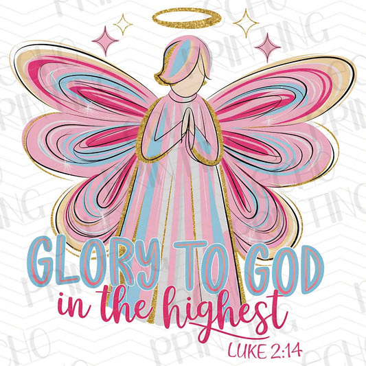WNXM 8 – GLORY TO GOD ANGEL IN BRIGHT COLORS