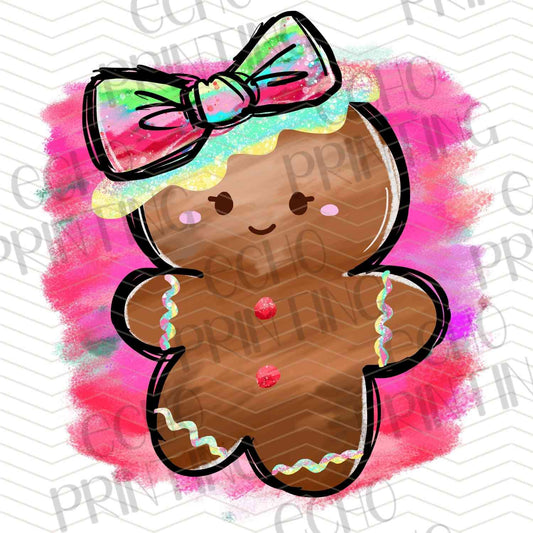 WNXM 812 – CUTE GINGERBREAD WITH BOW