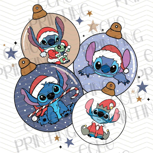 WNXM 823 – BLUE CHARACTER ORNAMENTS