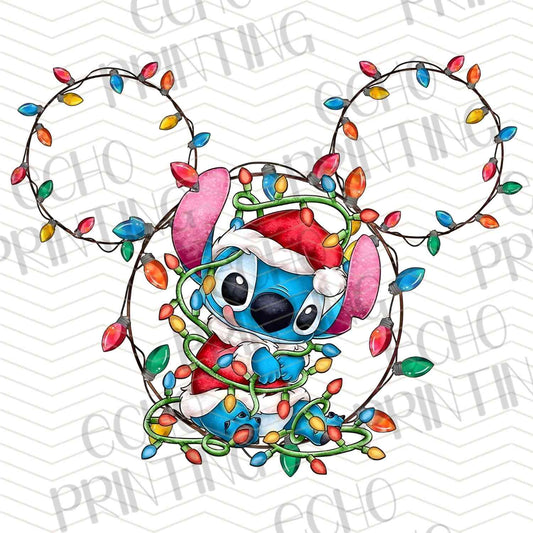 WNXM 834 – LIGHTS AND BOW WREATH