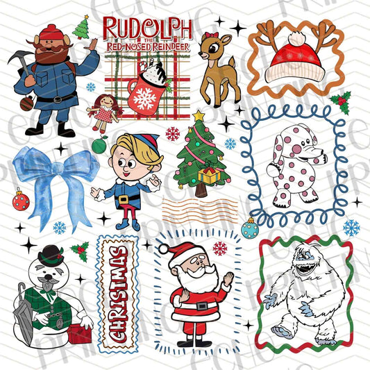 WNXM 880 – HOLIDAY CHARACTER COLLAGE