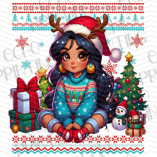 WNXM 882 – CHRISTMAS GIRL WITH PRESENTS