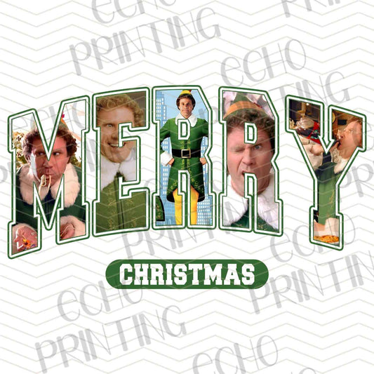 WNXM 889 – GREEN LETTER MERRY CHRISTMAS