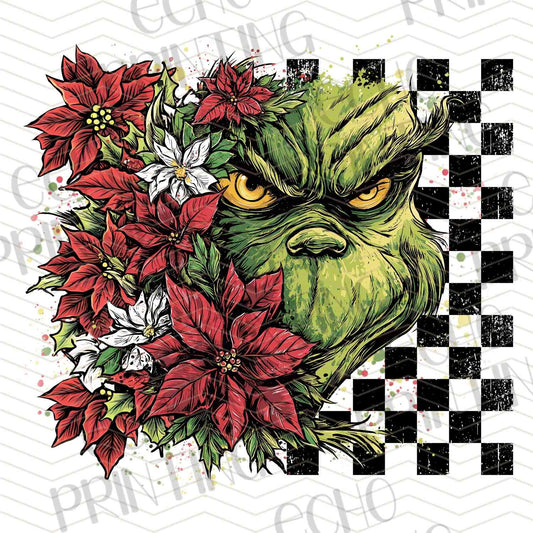 WNXM 892 – GREEN CHARACTER WITH POINSETTIA