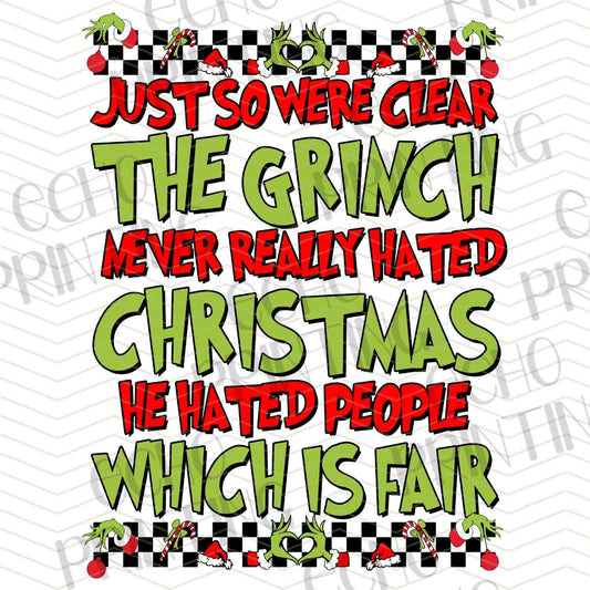 WNXM 894 – GRINCHY QUOTE