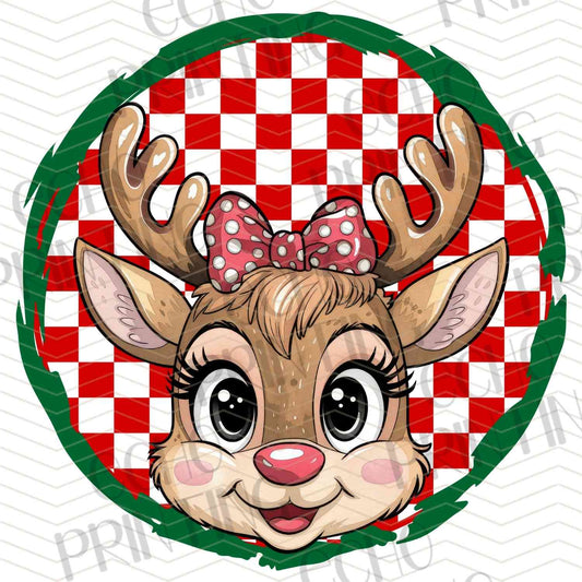 WNXM 902 – CUTE REINDEER FACE GIRL