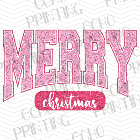 WNXM 916 – MERRY CHRISTMAS PINK LETTERS