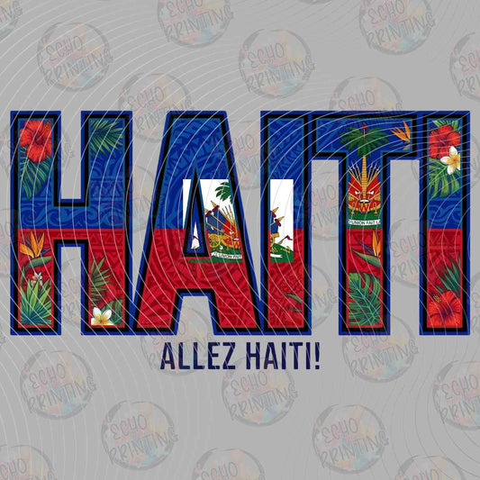 WRLCP 183 - HAITI ALLEZ HAITI FLAG