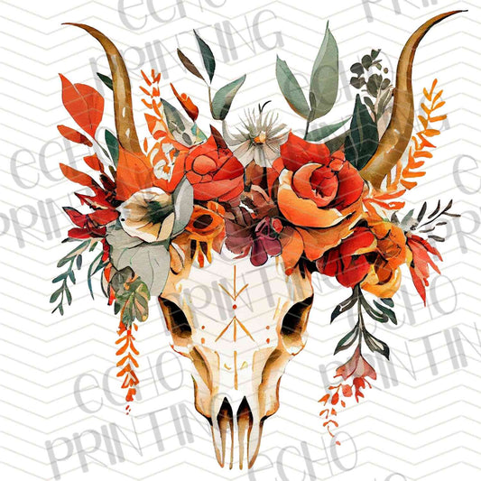 WSTNG 103 - AUTUMN FLORAL LONGHORN