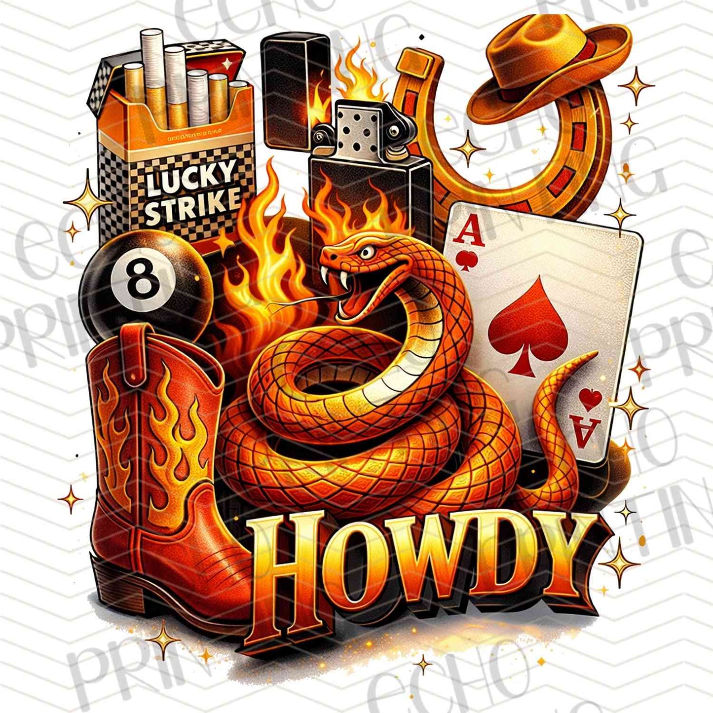 WSTNG 121 - HOWDY COWBOY BOOTS
