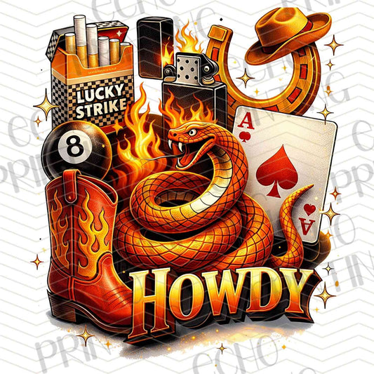 WSTNG 121 - HOWDY COWBOY BOOTS