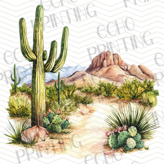 WSTNG 167 - DESERT CACTUS SCENE